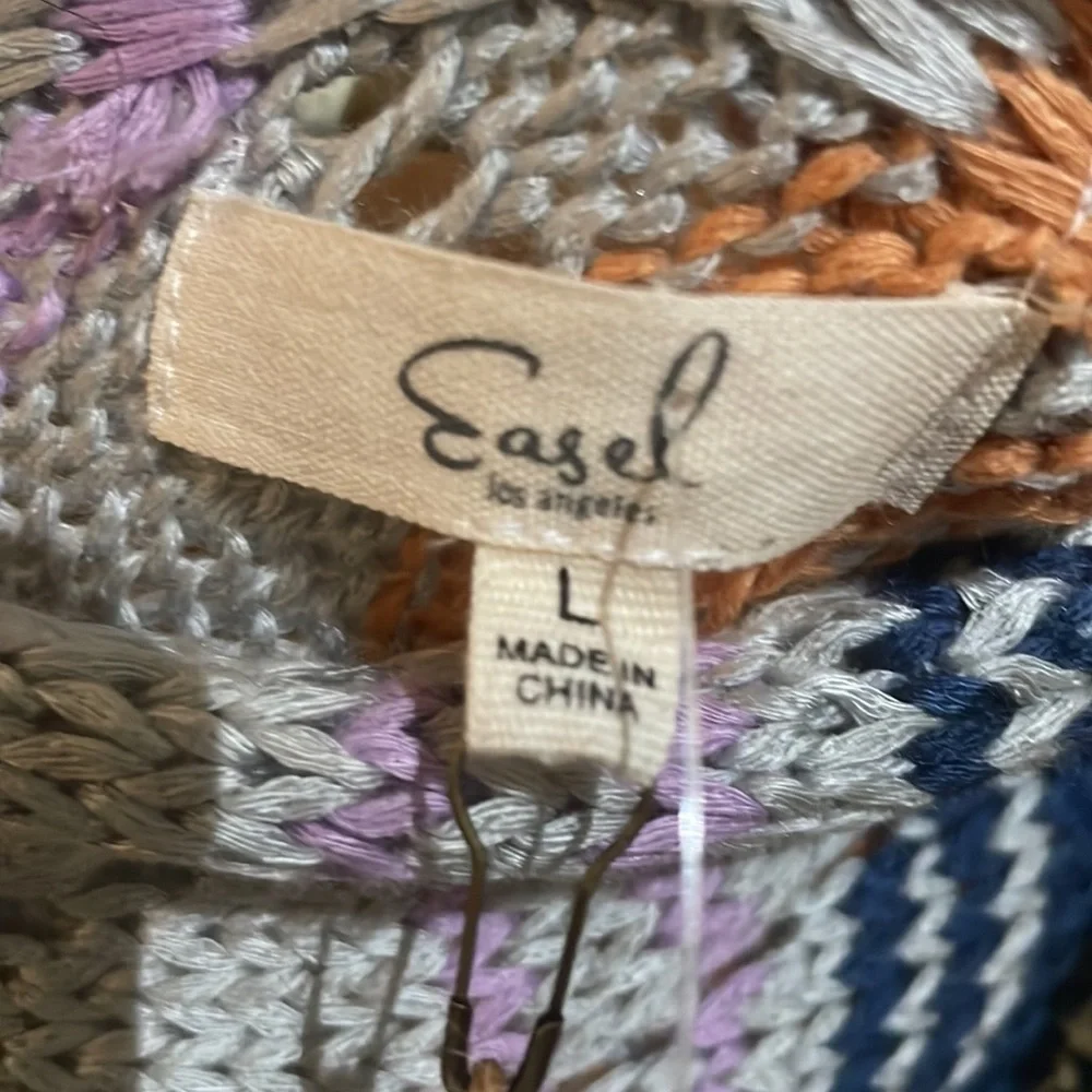 Easel Multicolor Knit Women's Sweater - Picture 4 of 5